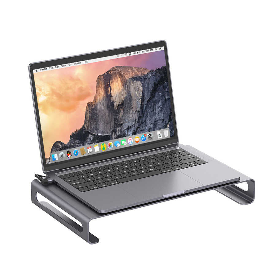 Go-Des GD-9126 Hub Destekli Laptop Standı Docking Station Stand - 1 Go-Des GD-9126 Hub Destekli Laptop Standı Docking Station Stand - 1